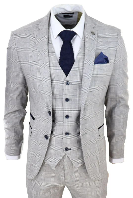 Men jackets with a hidden interior pocket for secure storage Men coats with multiple inner pockets for convenient storage of essentials Hugo Grey 3 Piece Suit Navy Check Velvet Men jackets with a hidden interior pocket for secure storage Men coats with multiple inner pockets for convenient storage of essentials Hugo Grey 3 Piece Suit Navy Check Velvet