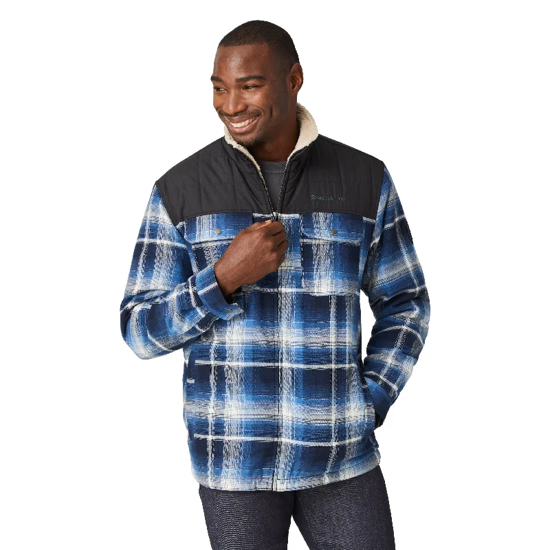 dark navy plaid
