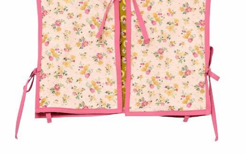 Men jackets with a media - friendly pocket for easy access to gadgets Men coats made from recycled materials for an eco - friendly choice Girls Reversible Floral Side Tie Vest In Pink Men jackets with a media - friendly pocket for easy access to gadgets Men coats made from recycled materials for an eco - friendly choice Girls Reversible Floral Side Tie Vest In Pink