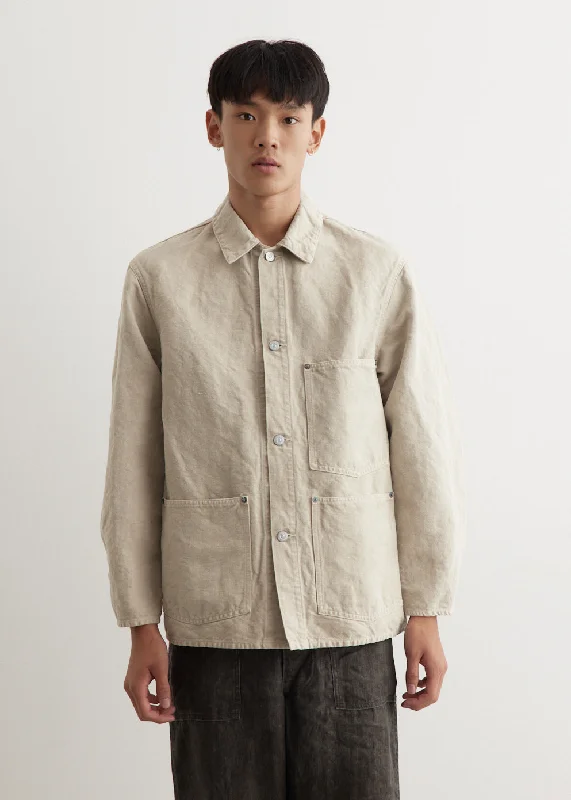 Embroidered men jackets with intricate floral designs for a unique aesthetic Men coats with a soft fleece interior for extra warmth and comfort Coverall Jacket Embroidered men jackets with intricate floral designs for a unique aesthetic Men coats with a soft fleece interior for extra warmth and comfort Coverall Jacket