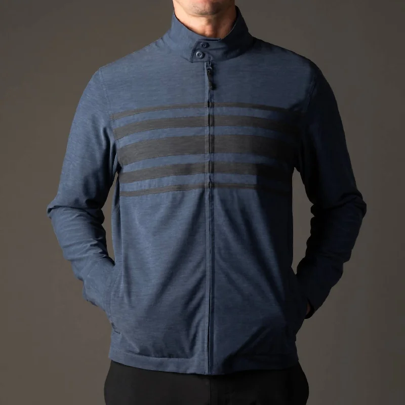 Tailored men jackets to pair with formal trousers for business meetings Men coats with a drawstring waist for a customizable fit Lightweight Track Jacket In Navy Tailored men jackets to pair with formal trousers for business meetings Men coats with a drawstring waist for a customizable fit Lightweight Track Jacket In Navy