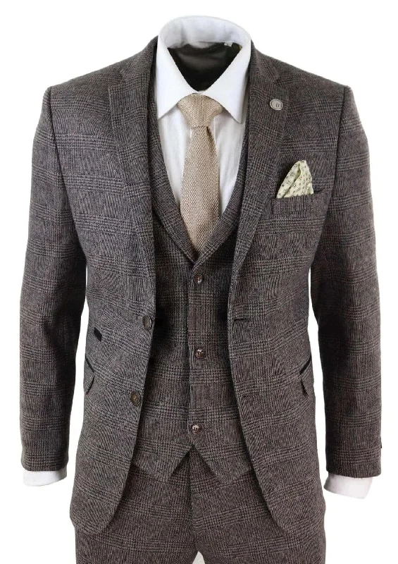 Waterproof men jackets with taped seams for heavy rain protection Men coats made of high - quality leather for a rugged and durable option Men's 3 Piece Brown Herringbone Tweed Suit Waterproof men jackets with taped seams for heavy rain protection Men coats made of high - quality leather for a rugged and durable option Men's 3 Piece Brown Herringbone Tweed Suit