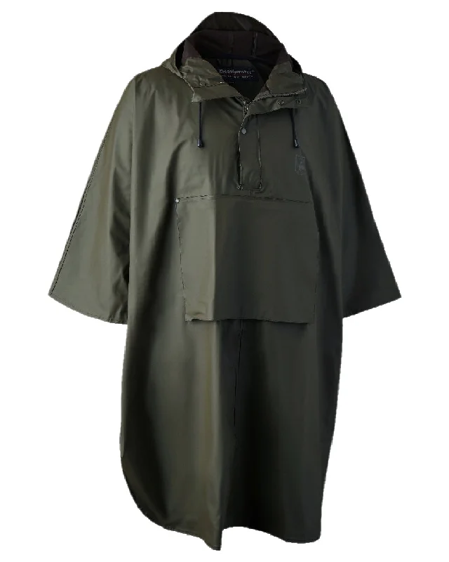 Checkered men jackets in a plaid pattern for a preppy appearance Men coats with a zip - out lining for easy cleaning and versatility Deerhunter Hurricane Rain Poncho Checkered men jackets in a plaid pattern for a preppy appearance Men coats with a zip - out lining for easy cleaning and versatility Deerhunter Hurricane Rain Poncho