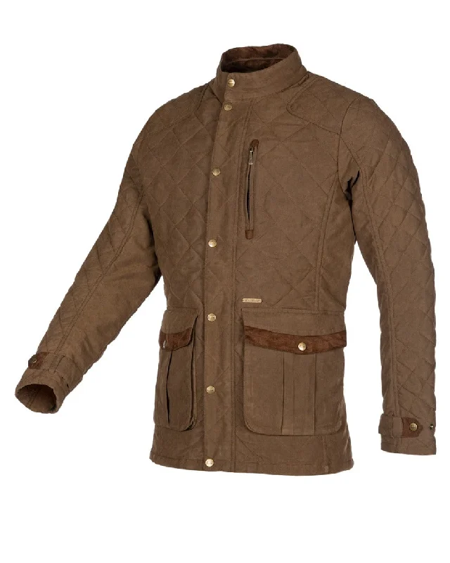 Hooded men jackets with a detachable faux - fur trim for added warmth Men coats with a quilted pattern for added texture and warmth Baleno Mens Goodwood Quilted Jacket Hooded men jackets with a detachable faux - fur trim for added warmth Men coats with a quilted pattern for added texture and warmth Baleno Mens Goodwood Quilted Jacket