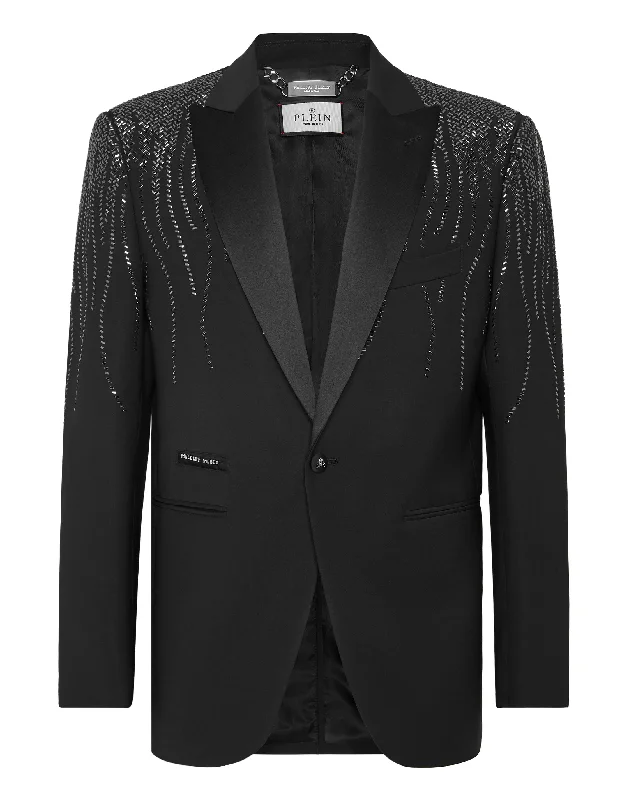 Bomber men jackets with ribbed cuffs for a classic 80s style Slim - fit men coats in navy blue for a classic and sophisticated appearance Wool Blazer Lord fit Bomber men jackets with ribbed cuffs for a classic 80s style Slim - fit men coats in navy blue for a classic and sophisticated appearance Wool Blazer Lord fit