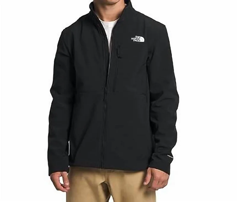 Fleece - lined men jackets for cold - weather commuting Lightweight men coats made of breathable fabric for spring and autumn Apex Bionic 3 Jacket In Black Fleece - lined men jackets for cold - weather commuting Lightweight men coats made of breathable fabric for spring and autumn Apex Bionic 3 Jacket In Black