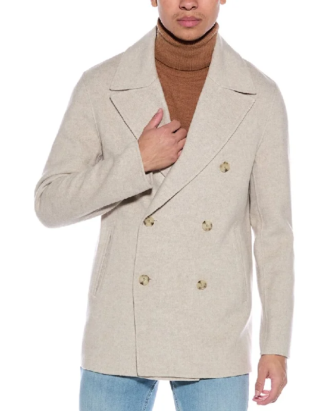 Windbreaker men jackets with UV protection for outdoor activities Long - line men coats reaching below the knee for maximum coverage Reiss Bolzano Wool-Blend Coat Windbreaker men jackets with UV protection for outdoor activities Long - line men coats reaching below the knee for maximum coverage Reiss Bolzano Wool-Blend Coat