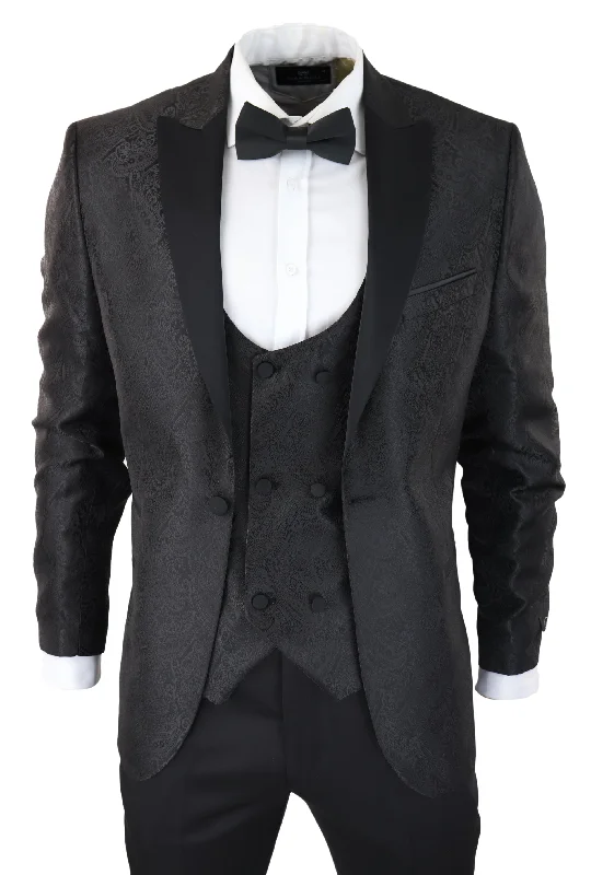 Fleece - lined men jackets for cold - weather commuting Lightweight men coats made of breathable fabric for spring and autumn Paisley Tuxedo Blazer Waistcoat Jacket Fleece - lined men jackets for cold - weather commuting Lightweight men coats made of breathable fabric for spring and autumn Paisley Tuxedo Blazer Waistcoat Jacket