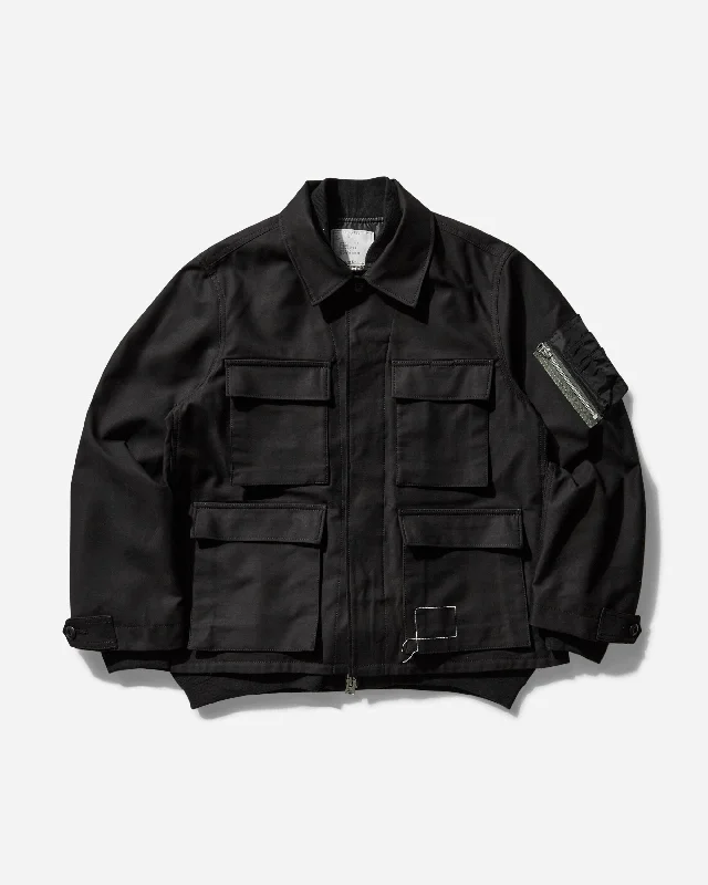 Men jackets with a zip - off sleeves to convert to a vest Camouflage men coats for outdoor enthusiasts and hunters Men's WTAPS Cotton Back Satin Jacket Black Men jackets with a zip - off sleeves to convert to a vest Camouflage men coats for outdoor enthusiasts and hunters Men's WTAPS Cotton Back Satin Jacket Black