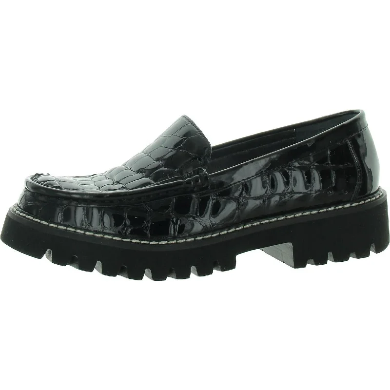 Donald J. Pliner Womens HOPE66 Leather Laceless Loafers
