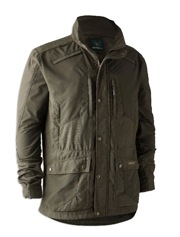 Waterproof men jackets with taped seams for heavy rain protection Men coats made of high - quality leather for a rugged and durable option Deerhunter Strike Extreme Jacket Waterproof men jackets with taped seams for heavy rain protection Men coats made of high - quality leather for a rugged and durable option Deerhunter Strike Extreme Jacket