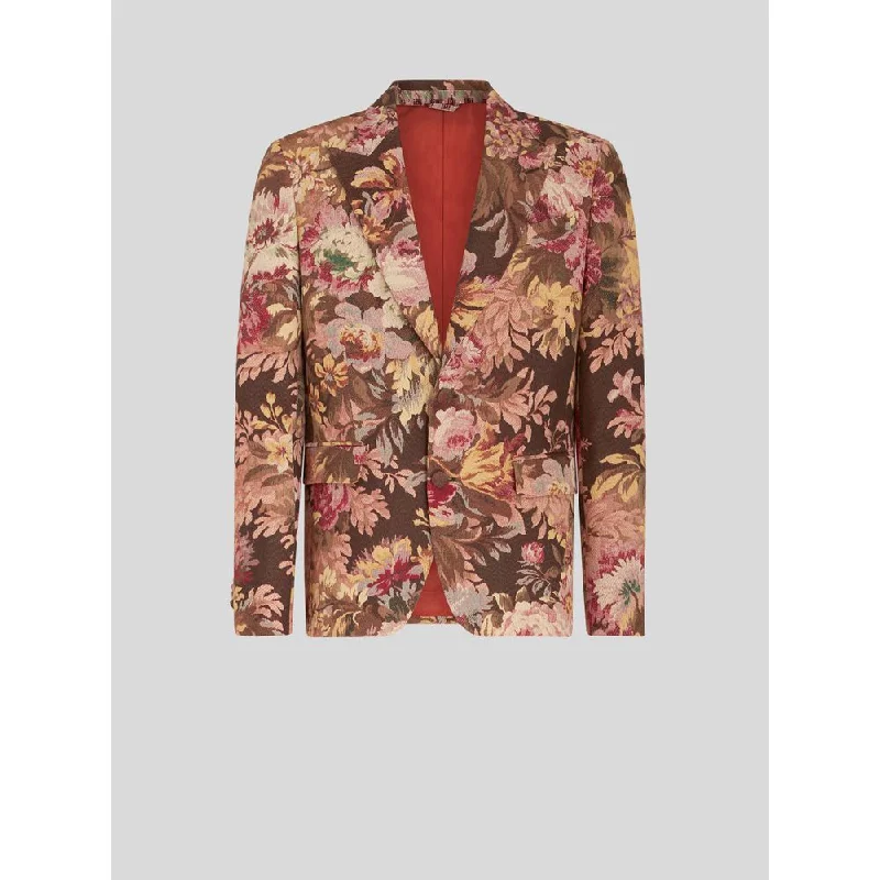 Men jackets with a zip - off sleeves to convert to a vest Camouflage men coats for outdoor enthusiasts and hunters JACQUARD FOLIAGE JACKET WITH FLOWERS Men jackets with a zip - off sleeves to convert to a vest Camouflage men coats for outdoor enthusiasts and hunters JACQUARD FOLIAGE JACKET WITH FLOWERS