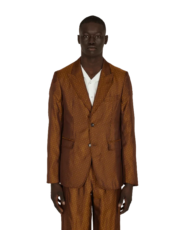 Men jackets with a built - in hood that can be stowed away when not in use Men coats with a hooded design for added protection against the elements Dot Jacket Brown Men jackets with a built - in hood that can be stowed away when not in use Men coats with a hooded design for added protection against the elements Dot Jacket Brown