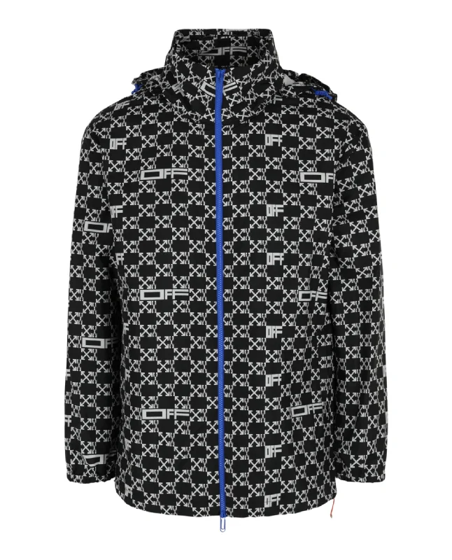 Hooded men jackets with a detachable faux - fur trim for added warmth Men coats with a quilted pattern for added texture and warmth Monogram Allover Windbreaker Jacket Hooded men jackets with a detachable faux - fur trim for added warmth Men coats with a quilted pattern for added texture and warmth Monogram Allover Windbreaker Jacket