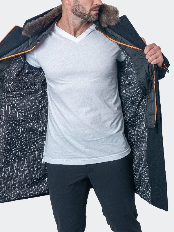 Lightweight men jackets made from recycled nylon for eco - friendly travel Men coats with a contrasting trim for a fashion - forward aesthetic Peacoat CaptainOrange Blue Lightweight men jackets made from recycled nylon for eco - friendly travel Men coats with a contrasting trim for a fashion - forward aesthetic Peacoat CaptainOrange Blue