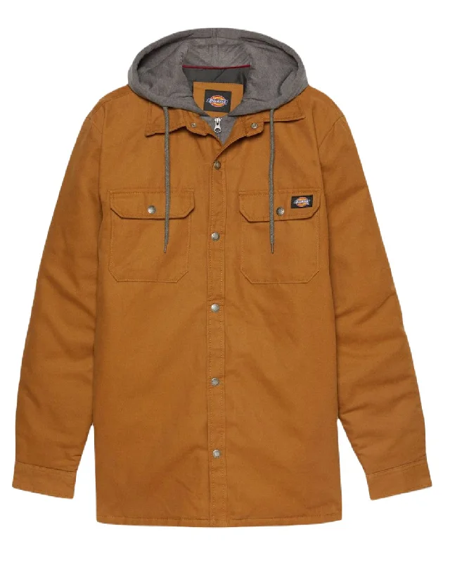 Denim men jackets with embroidered patches for a personalized touch Men coats with a detachable faux - fur collar for a trendy and warm touch Dickies Mens Duck Shirt Jacket Denim men jackets with embroidered patches for a personalized touch Men coats with a detachable faux - fur collar for a trendy and warm touch Dickies Mens Duck Shirt Jacket