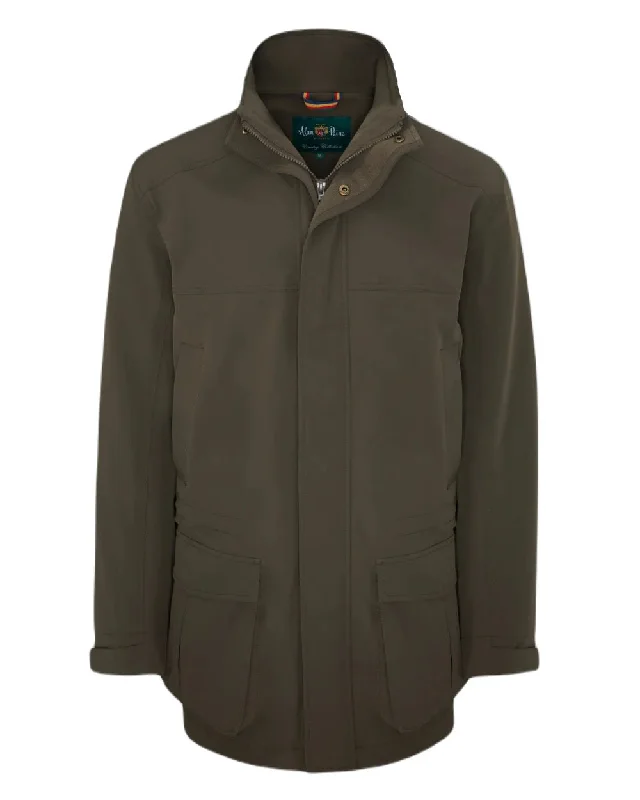 Corduroy men jackets in earthy tones for a rustic charm Men coats with a water - resistant finish for light rain and splashes Alan Paine Mens Lockwood Shooting Coat Corduroy men jackets in earthy tones for a rustic charm Men coats with a water - resistant finish for light rain and splashes Alan Paine Mens Lockwood Shooting Coat
