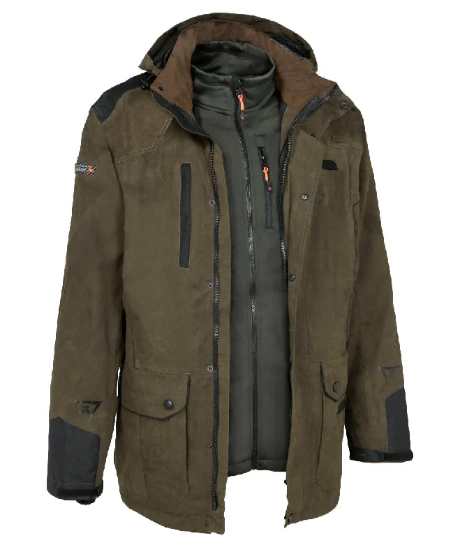 Corduroy men jackets in earthy tones for a rustic charm Men coats with a water - resistant finish for light rain and splashes Verney Carron Veste Ibex Evo 3 in 1 Waterproof Jacket Corduroy men jackets in earthy tones for a rustic charm Men coats with a water - resistant finish for light rain and splashes Verney Carron Veste Ibex Evo 3 in 1 Waterproof Jacket