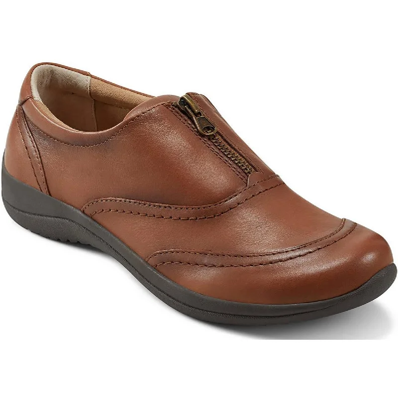 Earth Womens Fannie Leather Round Toe Flat Shoes