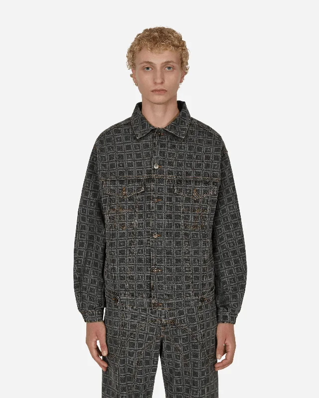 Embroidered men jackets with intricate floral designs for a unique aesthetic Men coats with a soft fleece interior for extra warmth and comfort Kalonji Denim Jacket Grey Embroidered men jackets with intricate floral designs for a unique aesthetic Men coats with a soft fleece interior for extra warmth and comfort Kalonji Denim Jacket Grey
