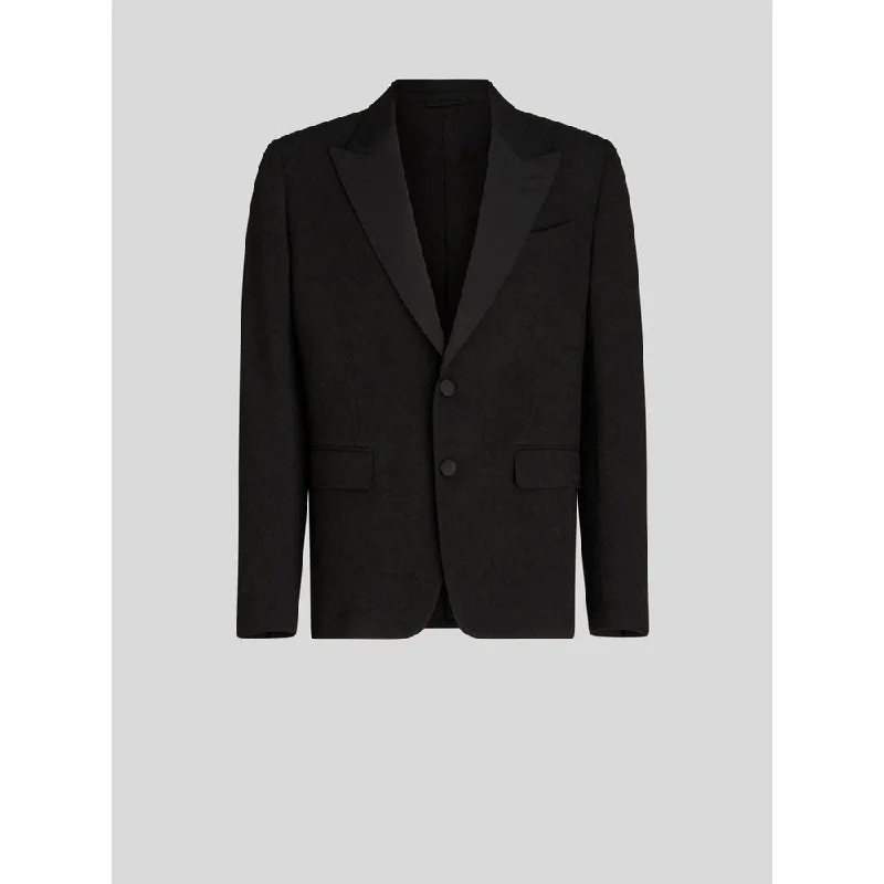 Embroidered men jackets with intricate floral designs for a unique aesthetic Men coats with a soft fleece interior for extra warmth and comfort JACQUARD EVENING JACKET Embroidered men jackets with intricate floral designs for a unique aesthetic Men coats with a soft fleece interior for extra warmth and comfort JACQUARD EVENING JACKET