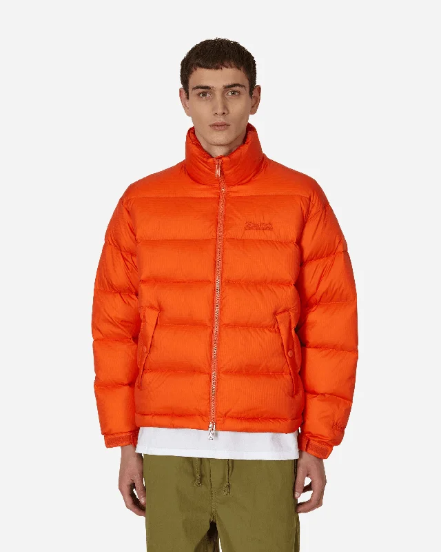 Embroidered men jackets with intricate floral designs for a unique aesthetic Men coats with a soft fleece interior for extra warmth and comfort Woolrich Nylon Ripstop Down Jacket Orange Embroidered men jackets with intricate floral designs for a unique aesthetic Men coats with a soft fleece interior for extra warmth and comfort Woolrich Nylon Ripstop Down Jacket Orange