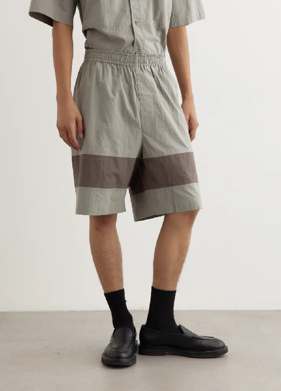 Men's elastic waistband lounge shorts for lazy weekends at home    Barrel Shorts