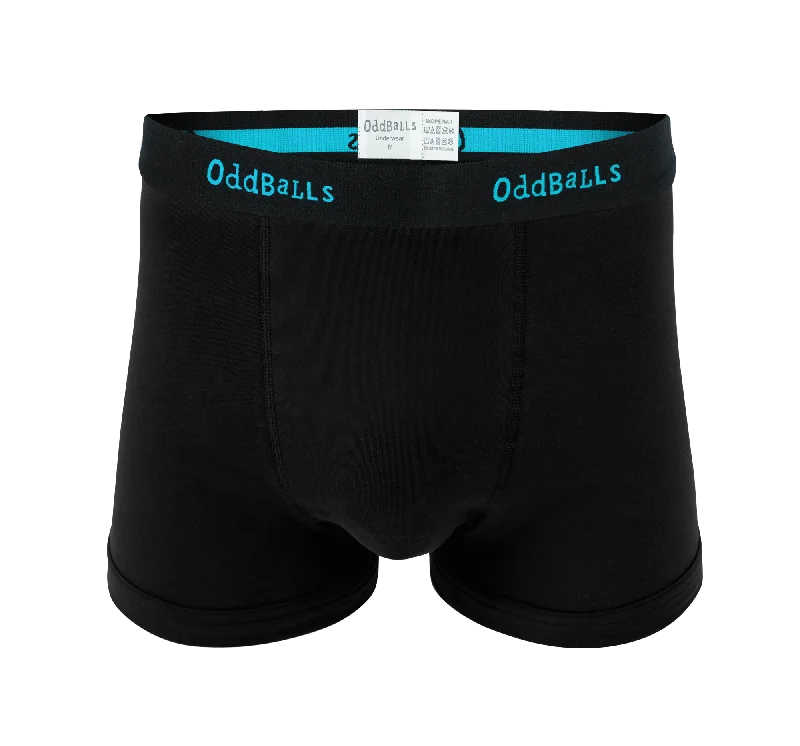 Men's adjustable - length convertible shorts for versatile use Black/Blue - Mens Boxer Shorts Men's adjustable - length convertible shorts for versatile use Black/Blue - Mens Boxer Shorts