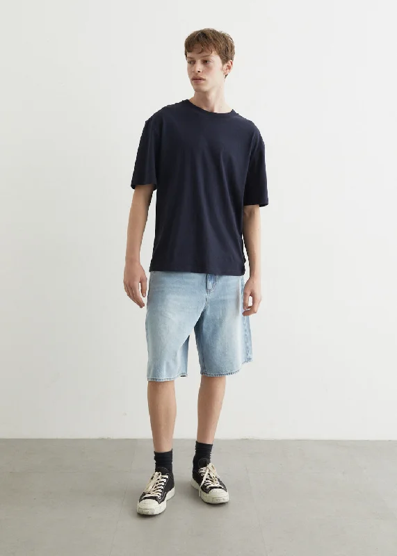 Men's denim shorts with a raw - edge finish for an authentic look Dragline Denim Shorts Men's denim shorts with a raw - edge finish for an authentic look Dragline Denim Shorts