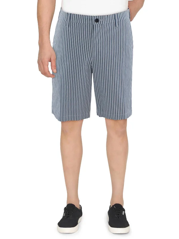 Men's side - stripe track shorts for a sporty running look Mens 9.5" Inseam Striped Casual Shorts Men's side - stripe track shorts for a sporty running look Mens 9.5" Inseam Striped Casual Shorts