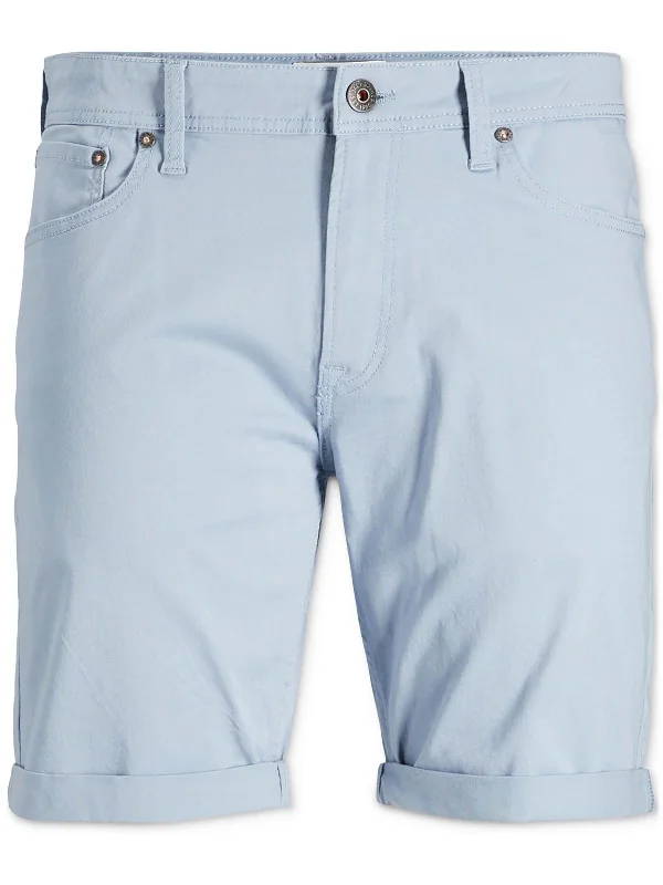 Men's denim shorts made from organic cotton for eco - conscious consumers Mens Rolled Cuff Chino Denim Shorts Men's denim shorts made from organic cotton for eco - conscious consumers Mens Rolled Cuff Chino Denim Shorts