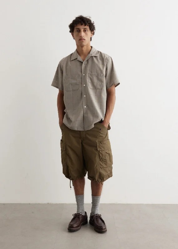 Men's distressed cotton shorts for a bohemian - inspired style MIL 6 Pocket 80/3 Ripstop Shorts Men's distressed cotton shorts for a bohemian - inspired style MIL 6 Pocket 80/3 Ripstop Shorts