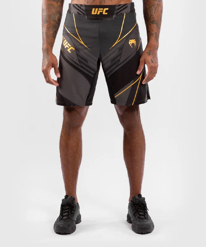 Men's elastic waistband lounge shorts for lazy weekends at home    UFC Venum Authentic Fight Night Men's Shorts - Long Fit - Champion
