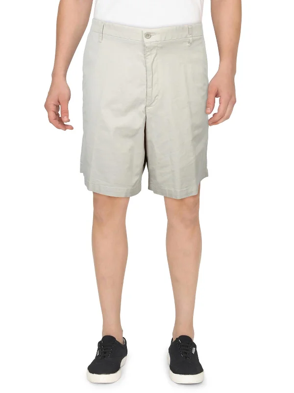 Men's elastic waistband lounge shorts for lazy weekends at home    Big & Tall Mens Chino Cotton Bermuda Shorts