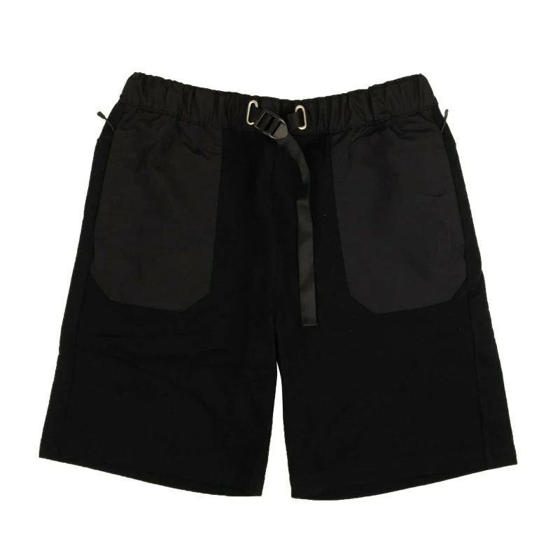 Men's pastel - colored cotton shorts for a spring - friendly outfit Black Waterproof Terry Mountain Shorts Men's pastel - colored cotton shorts for a spring - friendly outfit Black Waterproof Terry Mountain Shorts