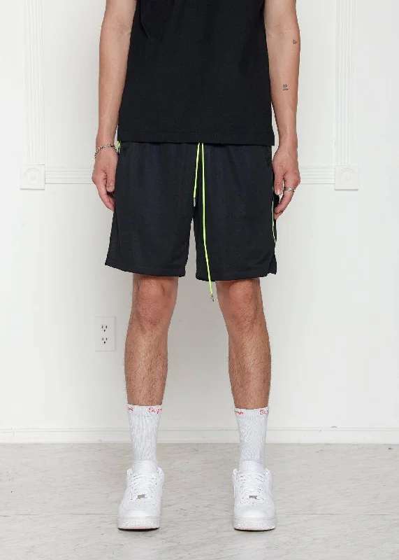 Men's camo print cargo shorts for outdoor adventures Blank State Men's Snap Button Gym Shorts in Black Men's camo print cargo shorts for outdoor adventures Blank State Men's Snap Button Gym Shorts in Black