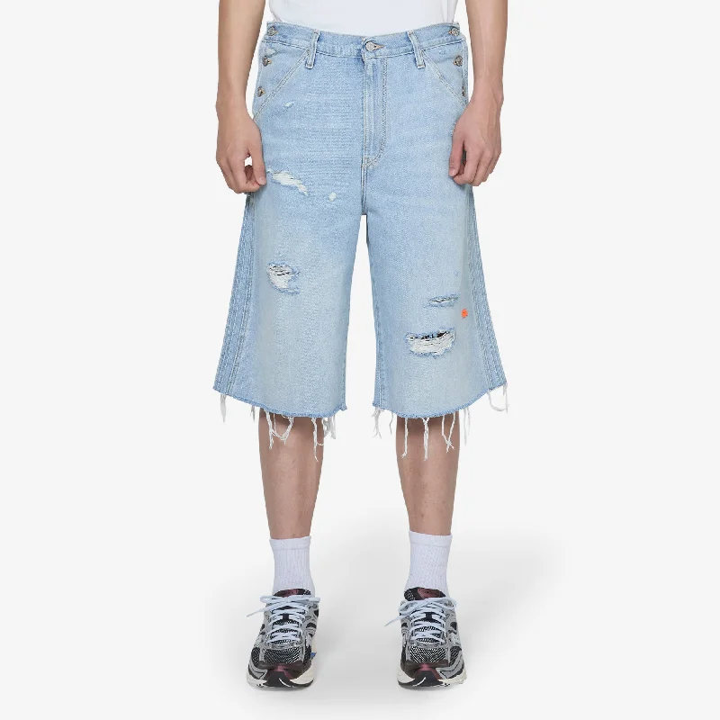 Men's denim shorts in a mid - thigh length for a balanced style Levi's 501 Denim Shorts Blue Men's denim shorts in a mid - thigh length for a balanced style Levi's 501 Denim Shorts Blue