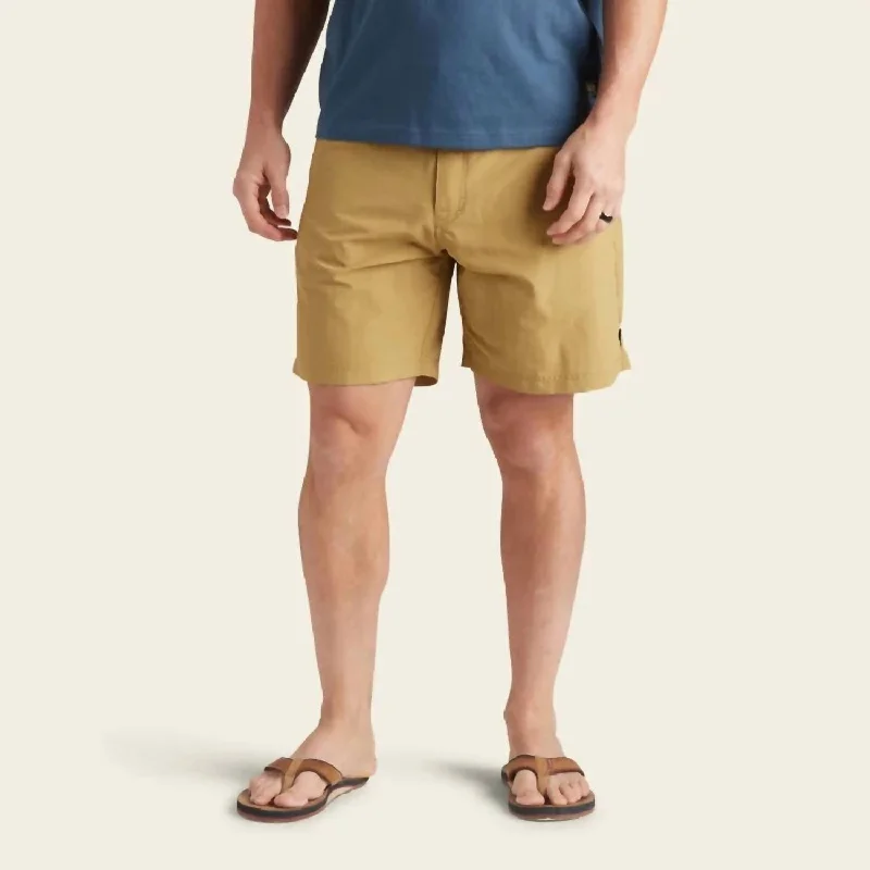 Men's side - stripe track shorts for a sporty running look Men Horizon Hybrid 2.0 Shorts In Antique Bronze Men's side - stripe track shorts for a sporty running look Men Horizon Hybrid 2.0 Shorts In Antique Bronze