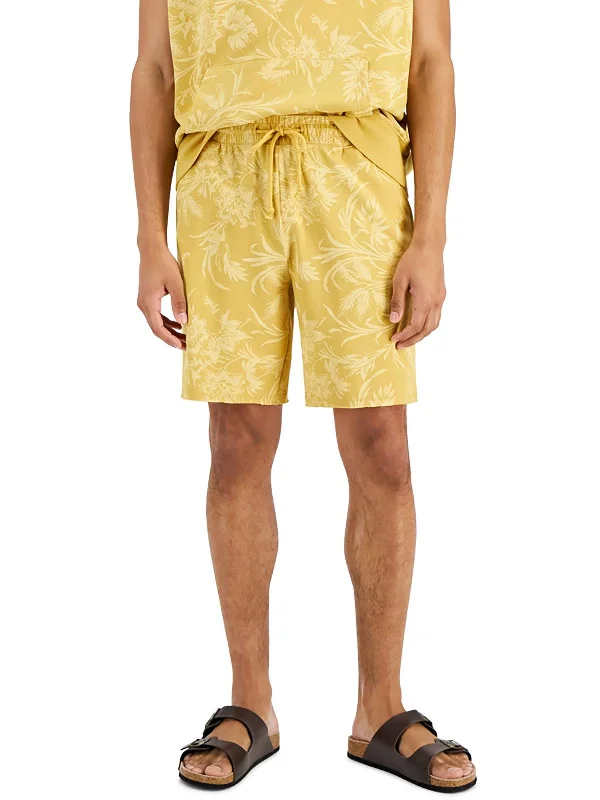 Men's camo print cargo shorts for outdoor adventures Mens Floral Print Elastic Casual Shorts Men's camo print cargo shorts for outdoor adventures Mens Floral Print Elastic Casual Shorts