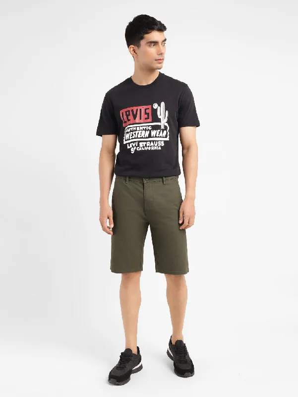 Men's adjustable - length convertible shorts for versatile use Men's Olive Tapered Shorts Men's adjustable - length convertible shorts for versatile use Men's Olive Tapered Shorts