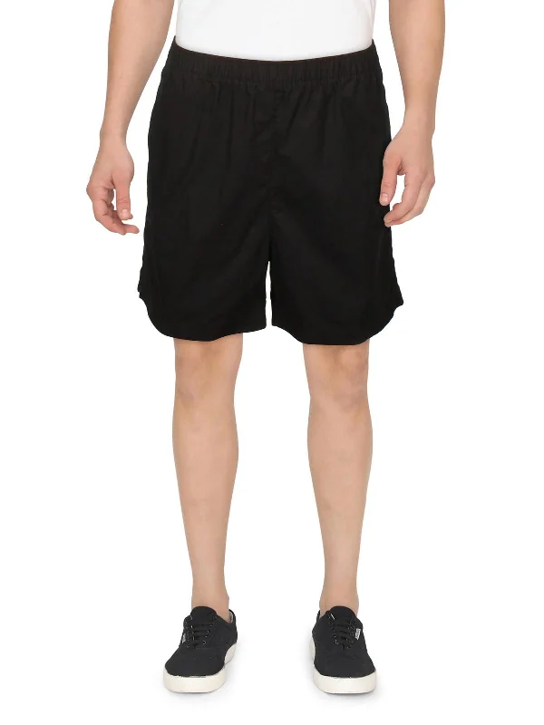 Men's drawstring casual linen shorts for a laid - back summer look Mens Poplin Pull On Casual Shorts Men's drawstring casual linen shorts for a laid - back summer look Mens Poplin Pull On Casual Shorts