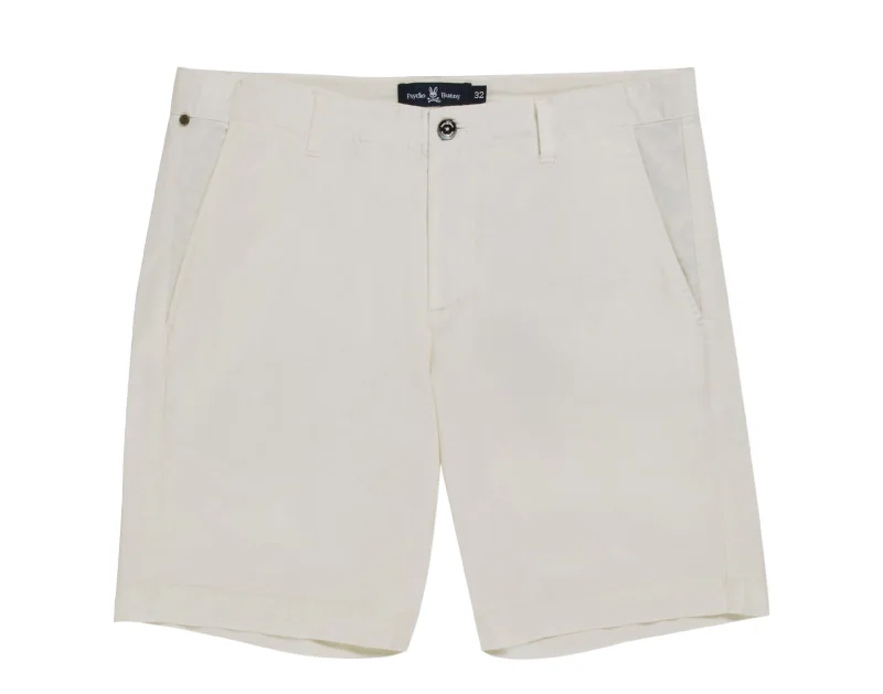 Men's zip - pocket canvas shorts for added functionality during travel Psycho Bunny Diego Sea Salt Men's Shorts B6R790N1CE-SAS Men's zip - pocket canvas shorts for added functionality during travel Psycho Bunny Diego Sea Salt Men's Shorts B6R790N1CE-SAS