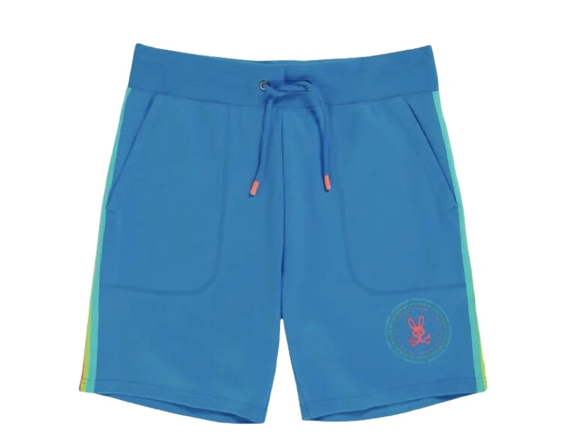 Men's button - fly denim work shorts for durability on the job Psycho Bunny Ovington Aegean Sea Sweat Shorts B6R341P1FT-AEG Men's button - fly denim work shorts for durability on the job Psycho Bunny Ovington Aegean Sea Sweat Shorts B6R341P1FT-AEG