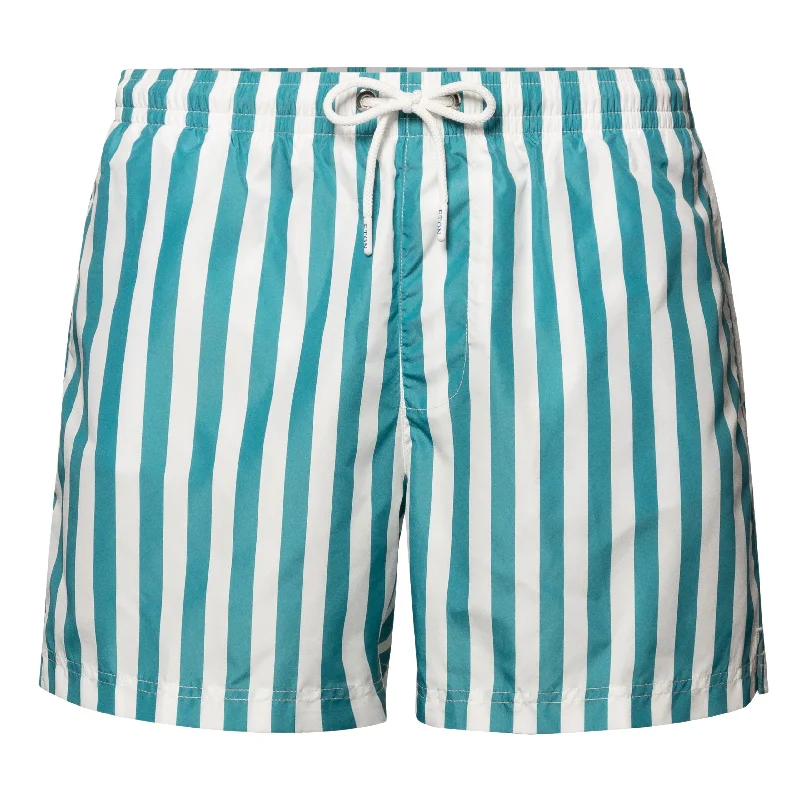 Men's floral print silk blend shorts for a unique night - out look Striped Swim Shorts Men's floral print silk blend shorts for a unique night - out look Striped Swim Shorts