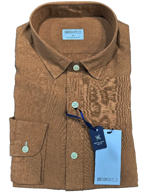 Men's Short - Sleeve Linen Casual Shirts in Light Khaki for a Breathable Summer Option BFS1042 -Casual Linen Blend Shirt L/S Men's Short - Sleeve Linen Casual Shirts in Light Khaki for a Breathable Summer Option BFS1042 -Casual Linen Blend Shirt L/S