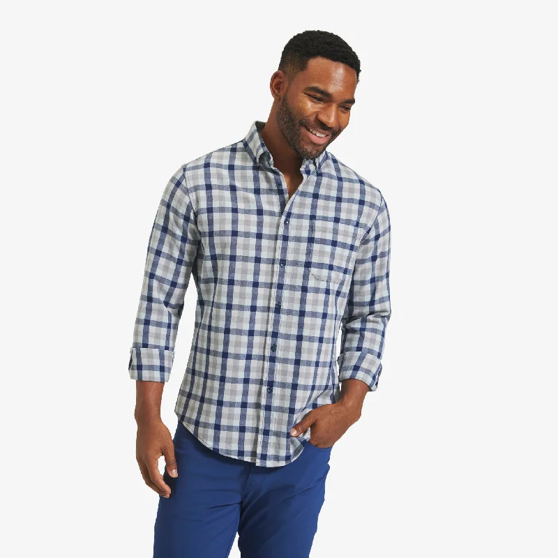 Men's Spread Collar Dress Shirts in Light Pink for a Stylish and Modern Office Look Blue Multi Check Men's Spread Collar Dress Shirts in Light Pink for a Stylish and Modern Office Look Blue Multi Check