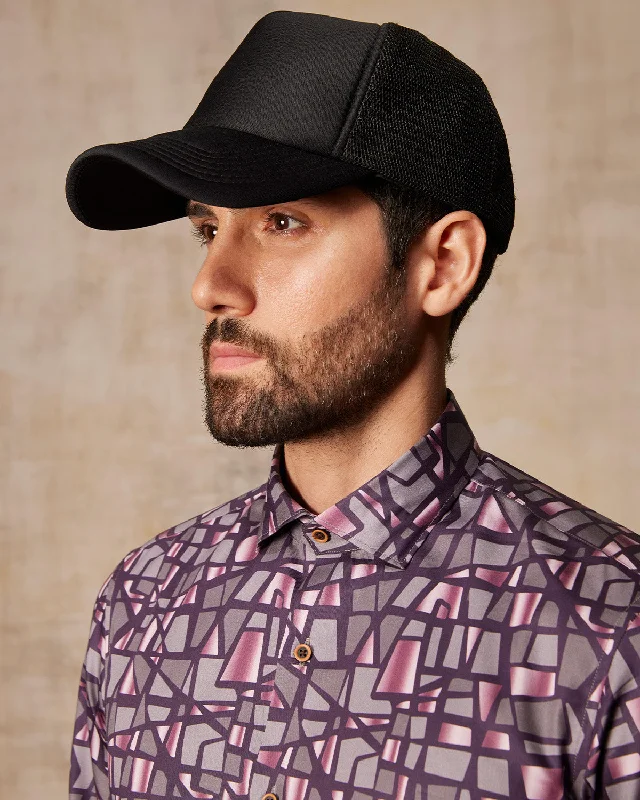 Men's Button - Down Oxford Casual Shirts in Crisp White for a Classic and Versatile Style Geometric Printed Shirt - Pink & Brown Men's Button - Down Oxford Casual Shirts in Crisp White for a Classic and Versatile Style Geometric Printed Shirt - Pink & Brown