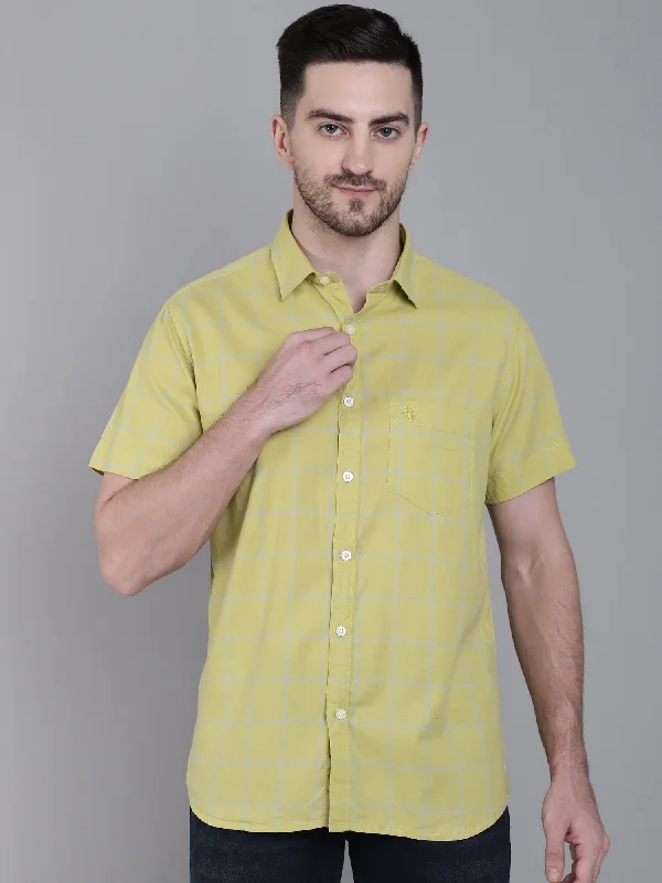 Men's Long - Line Oversized Casual Shirts in Dark Gray for a Relaxed and Modern Look Men's Yellow Casual Medium Checks Half Sleeve Shirt Men's Long - Line Oversized Casual Shirts in Dark Gray for a Relaxed and Modern Look Men's Yellow Casual Medium Checks Half Sleeve Shirt