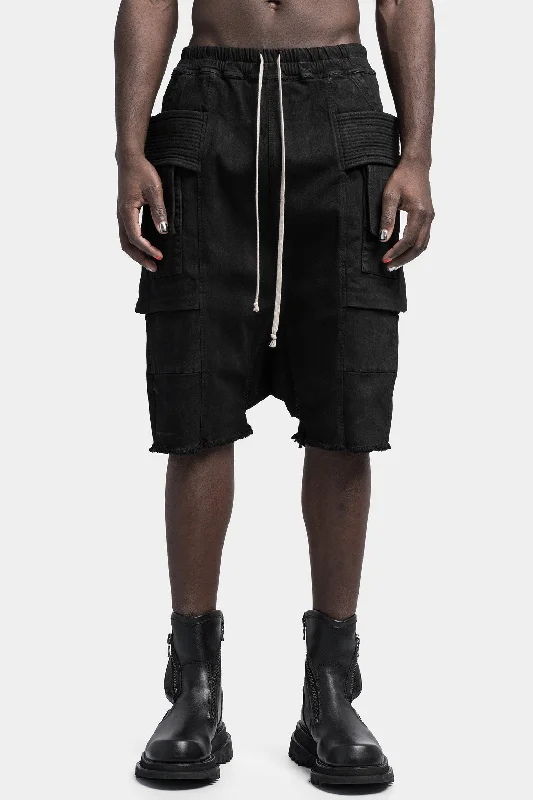 Men's high - waisted swim shorts with UPF protection for beach vacations Creatch cargo pods Men's high - waisted swim shorts with UPF protection for beach vacations Creatch cargo pods