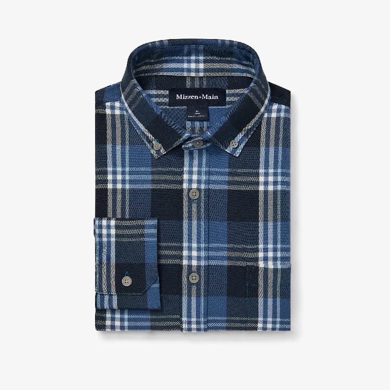 Men's Soft - Touch Modal Blend Dress Shirts in Mustard Yellow for a Bold Fashion Statement Denim Blue William Plaid Men's Soft - Touch Modal Blend Dress Shirts in Mustard Yellow for a Bold Fashion Statement Denim Blue William Plaid